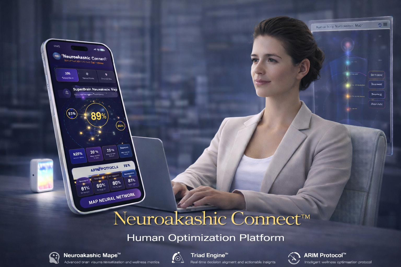 Neuroakashic Connect™ Human Optimization Platform — energetic light frequency healing session